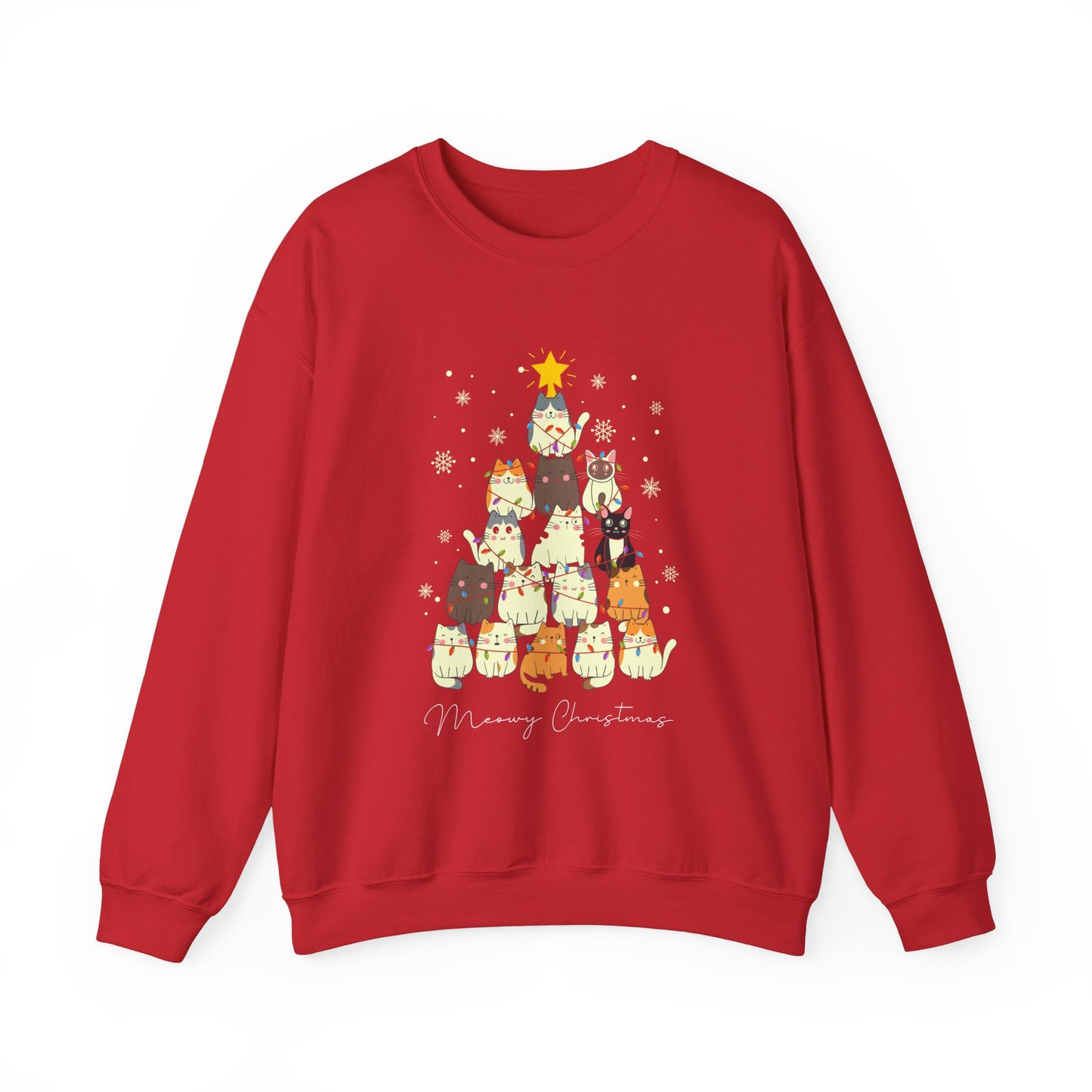 Meowy Christmas Crewneck Sweatshirt