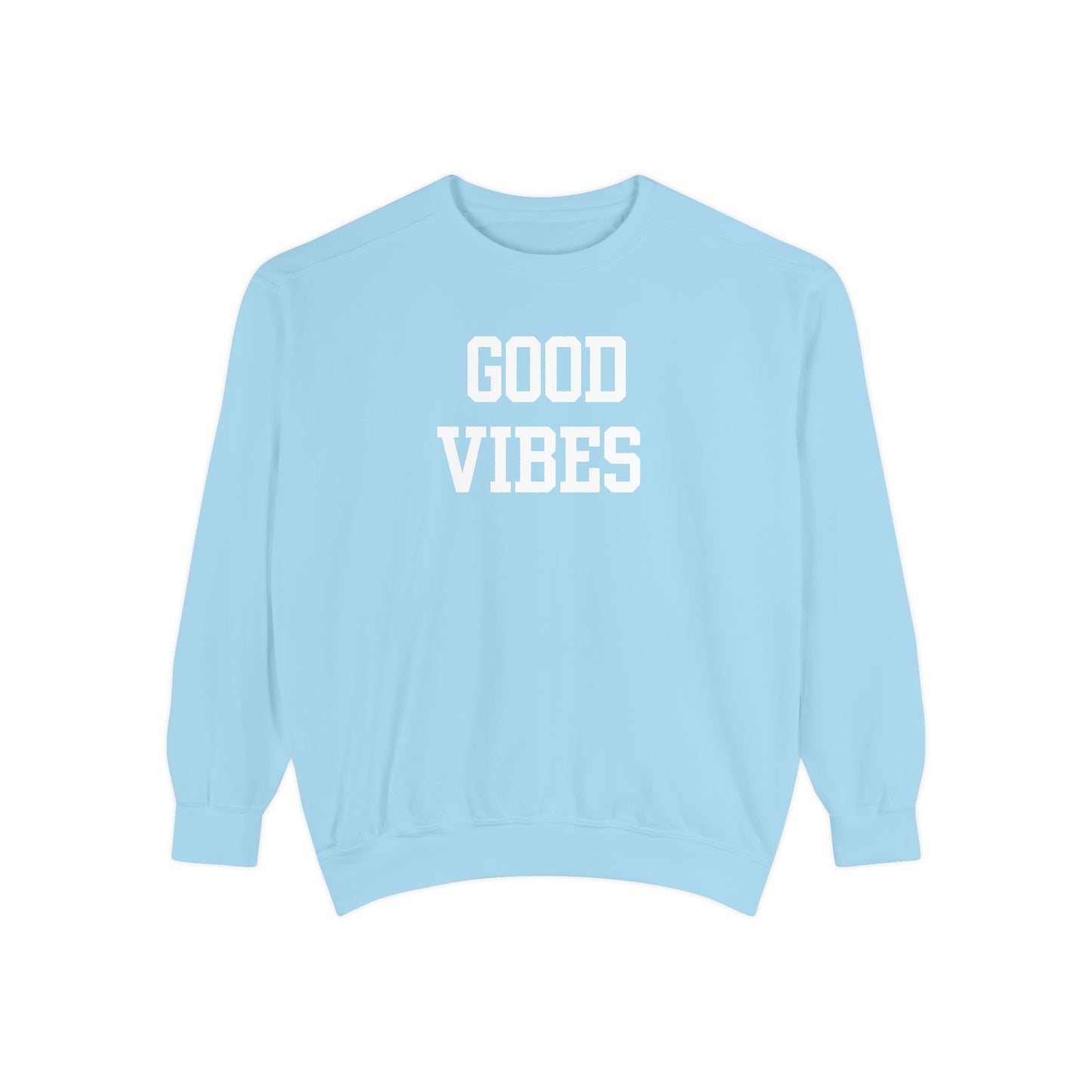 Good Vibes Varsity Letter Sweatshirt