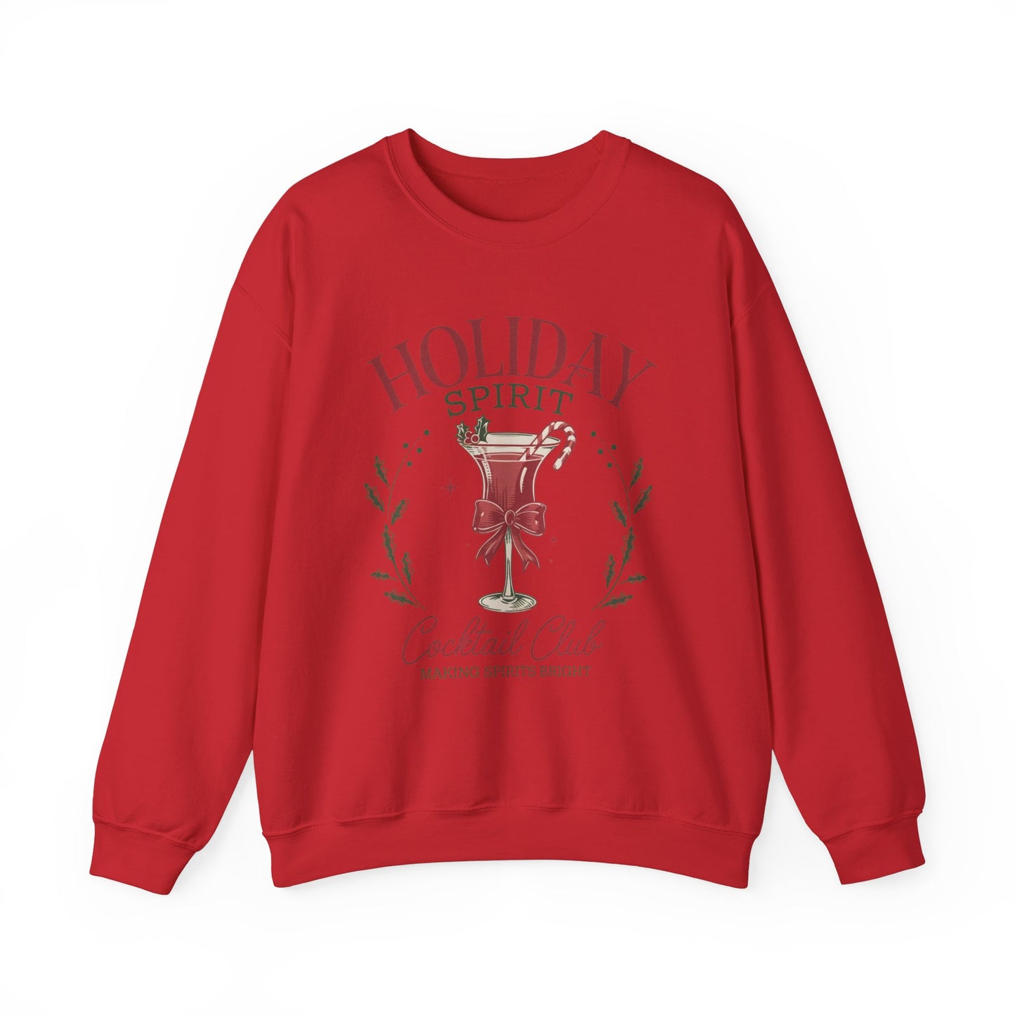 Holiday Spirit Cocktail Club Crewneck Sweatshirt