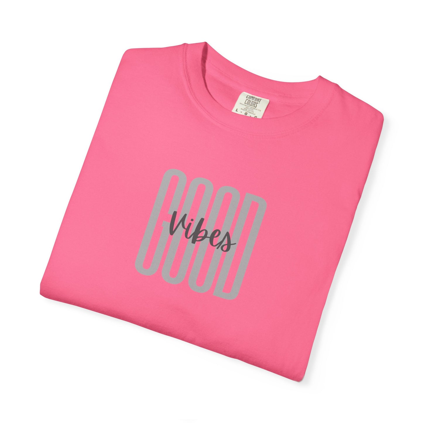 Long Font Good Vibes T-Shirt