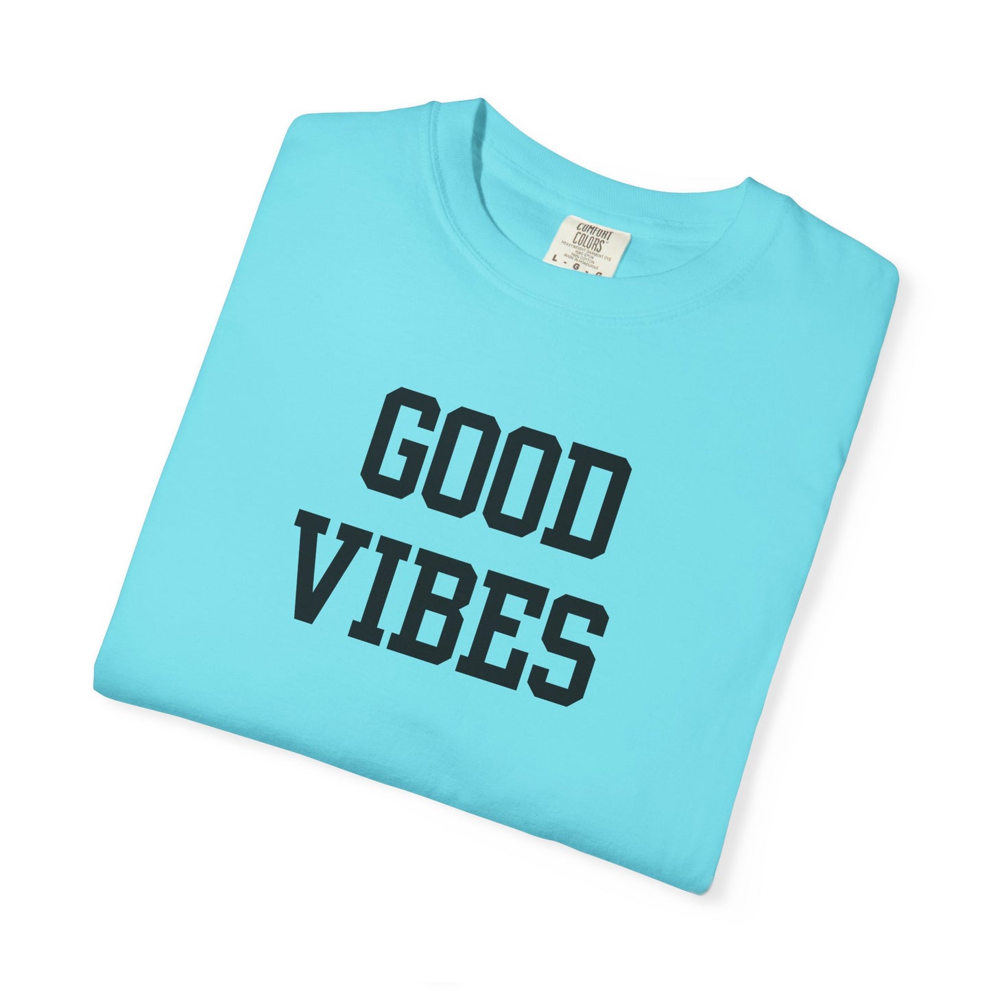 Good Vibes Varsity Letters T-Shirt