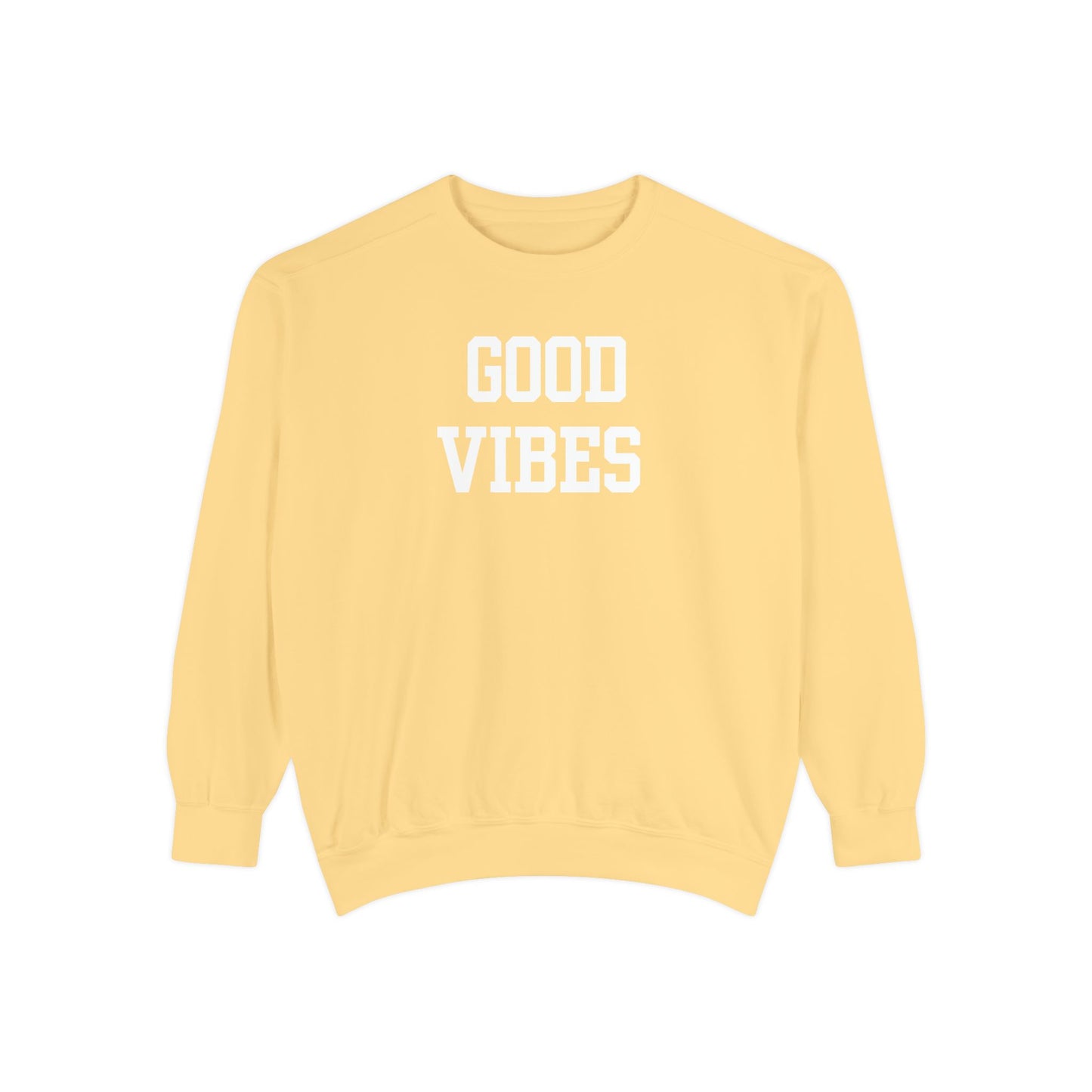 Good Vibes Varsity Letter Sweatshirt