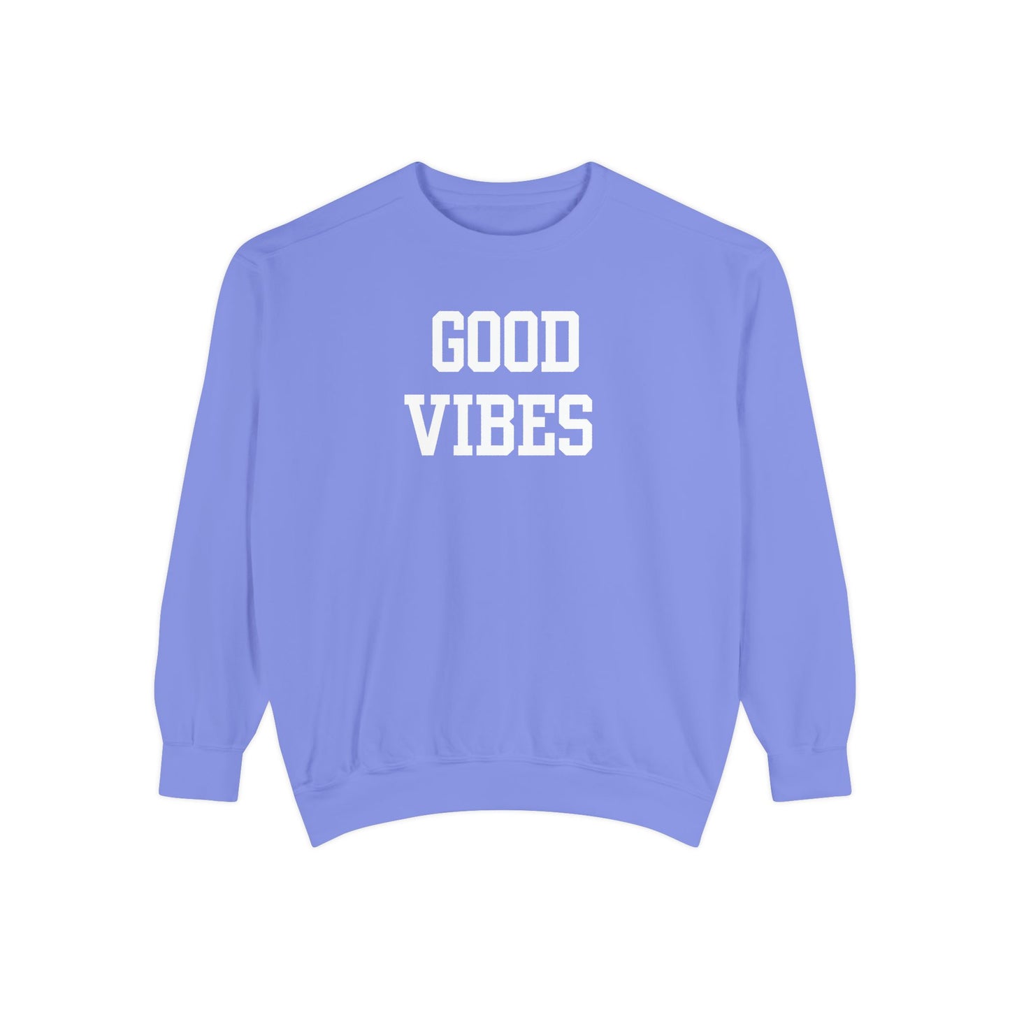 Good Vibes Varsity Letter Sweatshirt