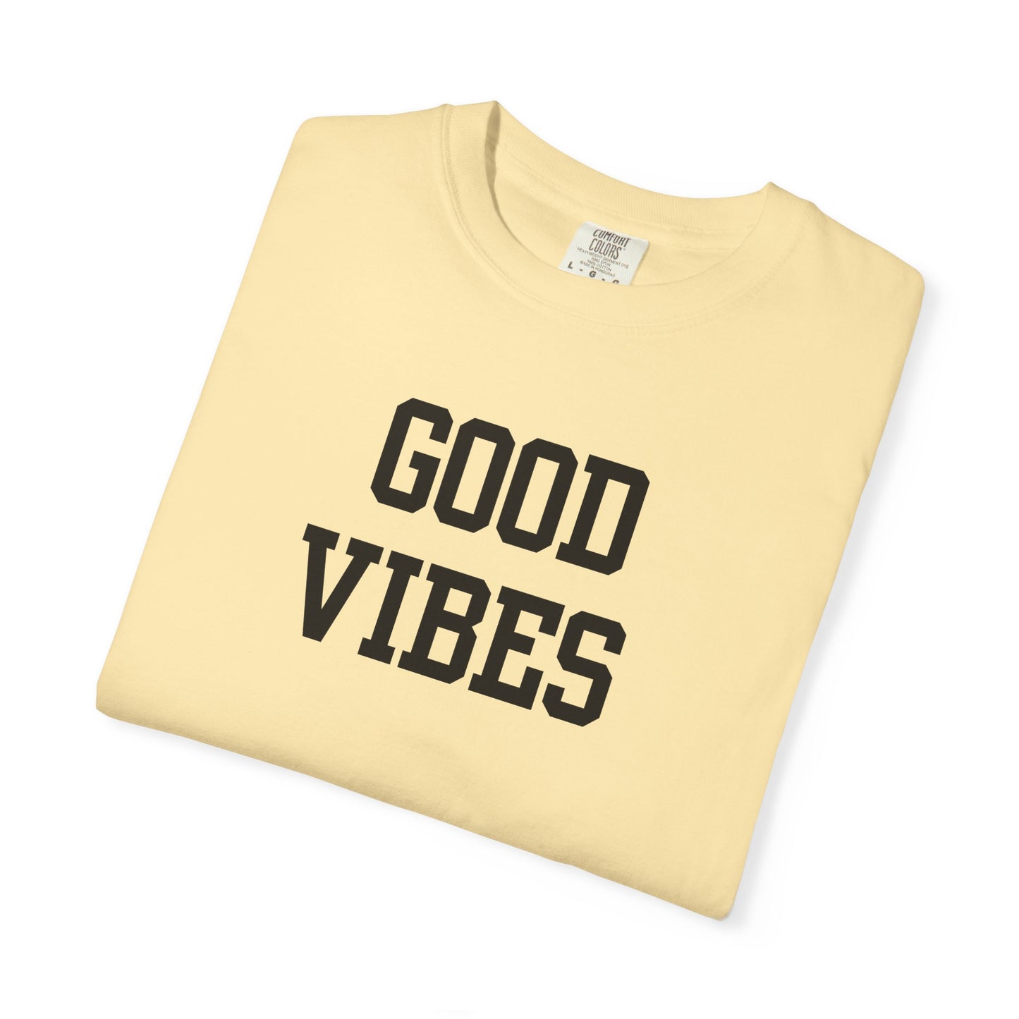 Good Vibes Varsity Letters T-Shirt