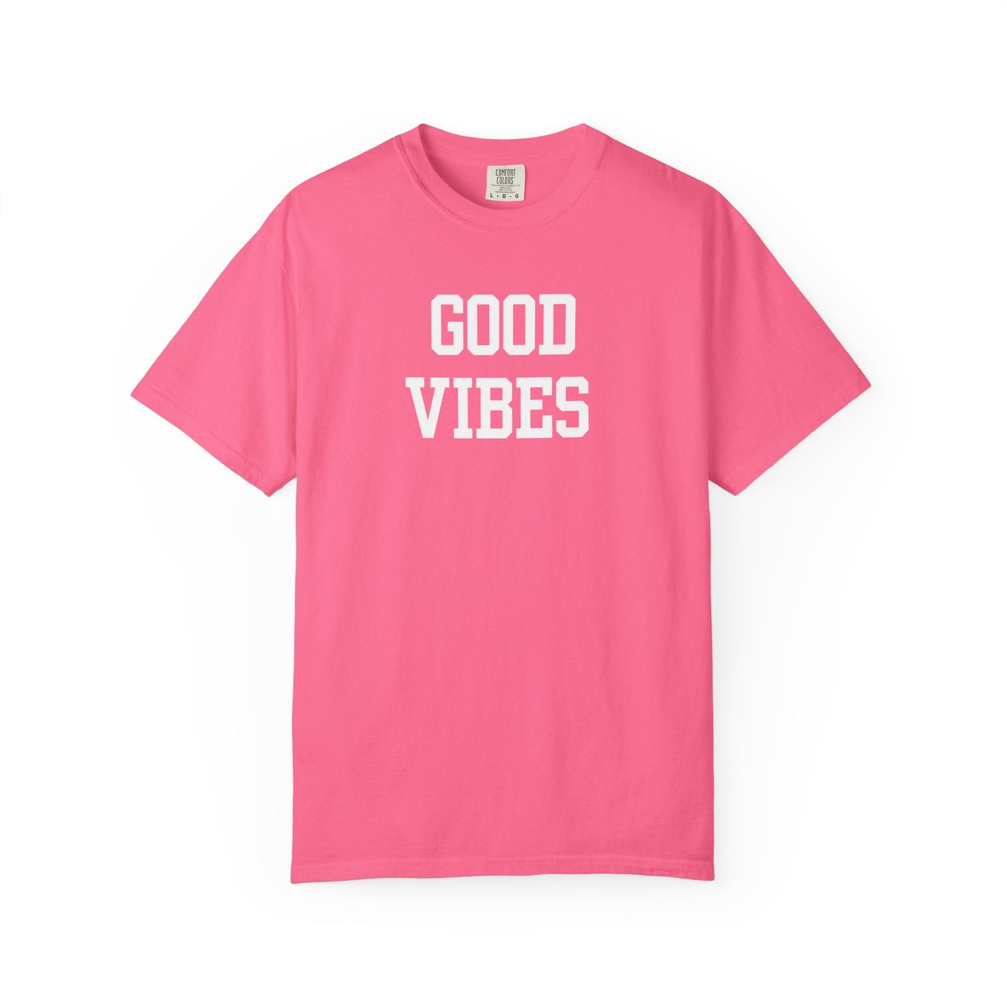 Good Vibes Varsity Letters T-Shirt