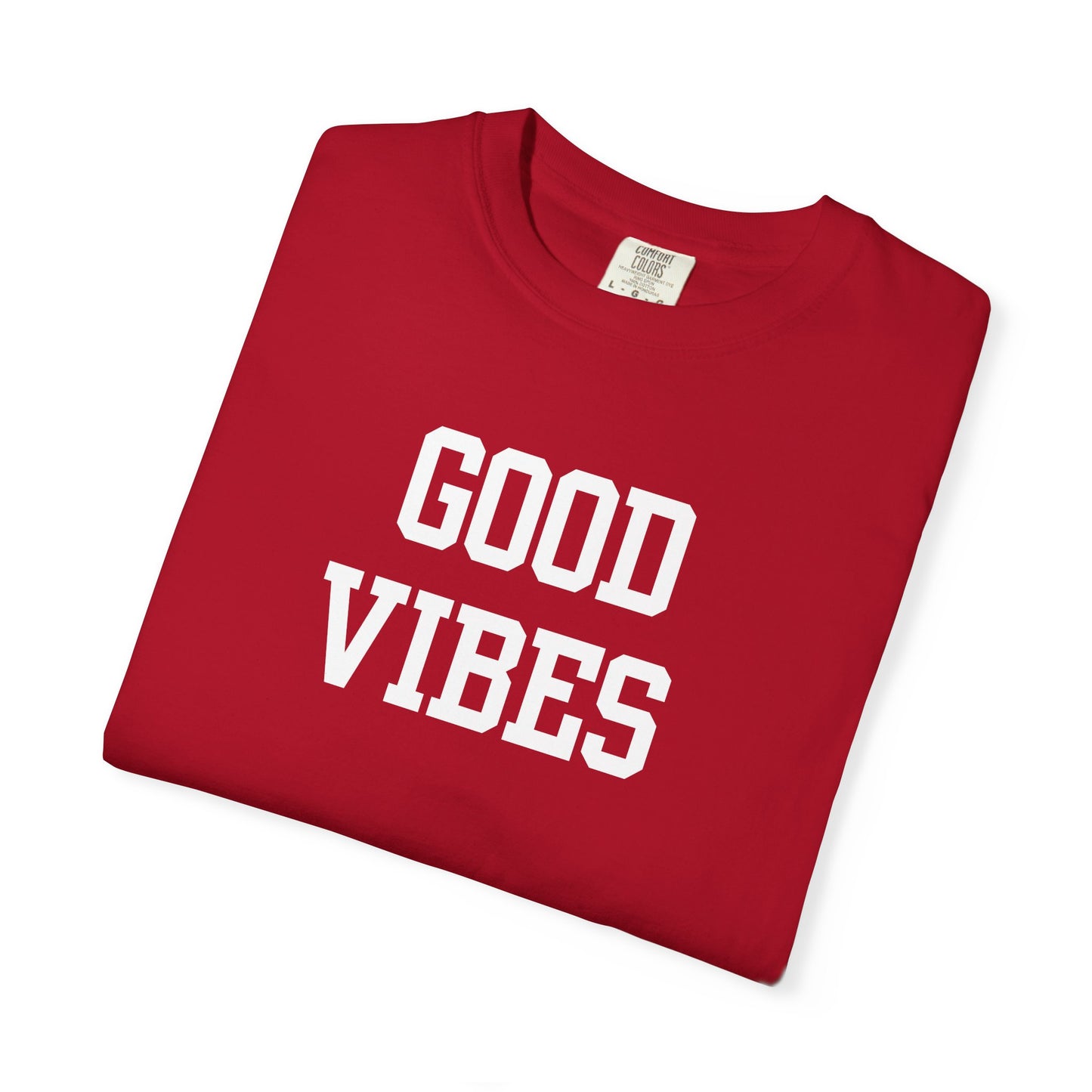 Good Vibes Varsity Letters T-Shirt