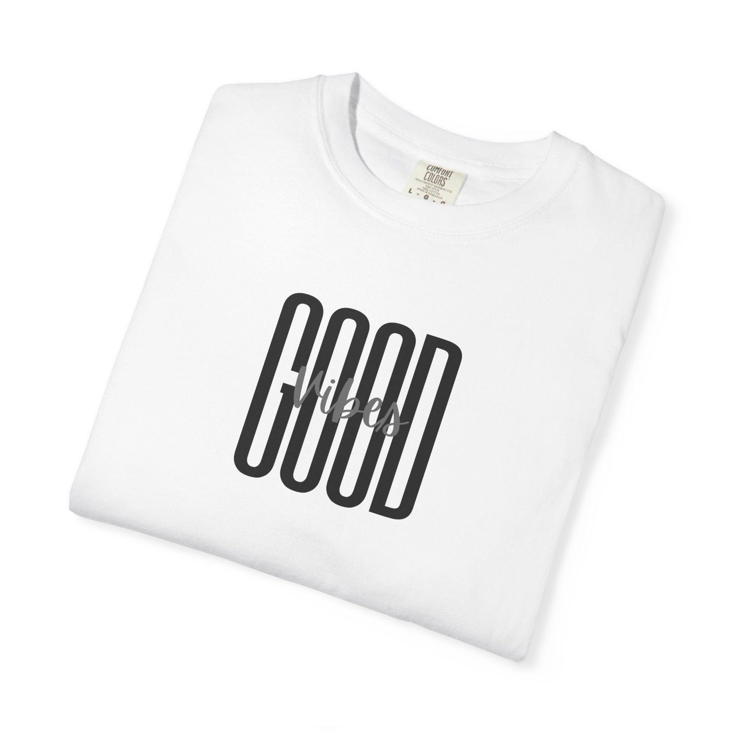 Long Font Good Vibes T-Shirt