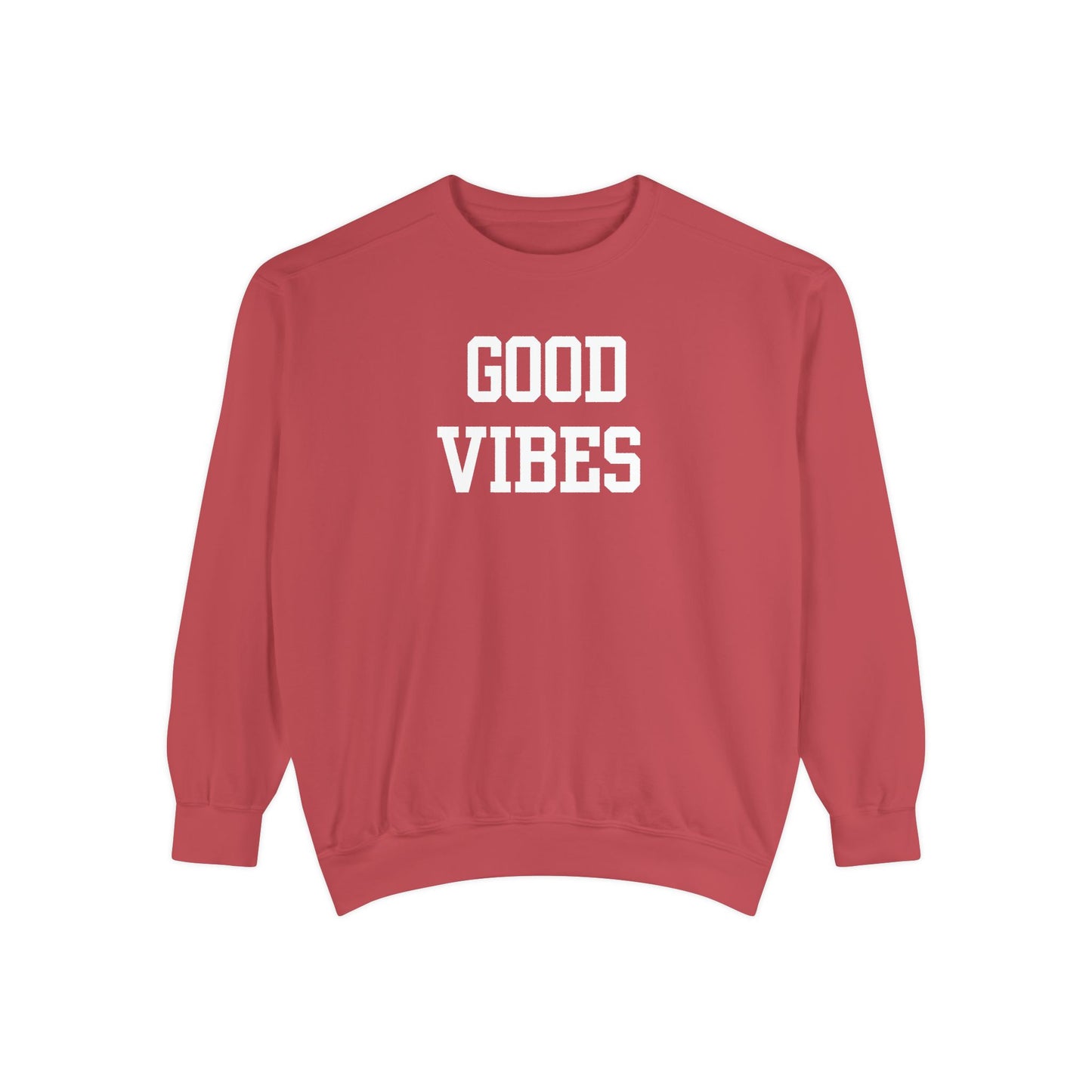 Good Vibes Varsity Letter Sweatshirt