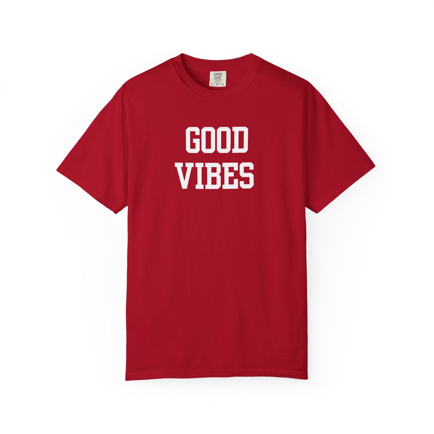 Good Vibes Varsity Letters T-Shirt