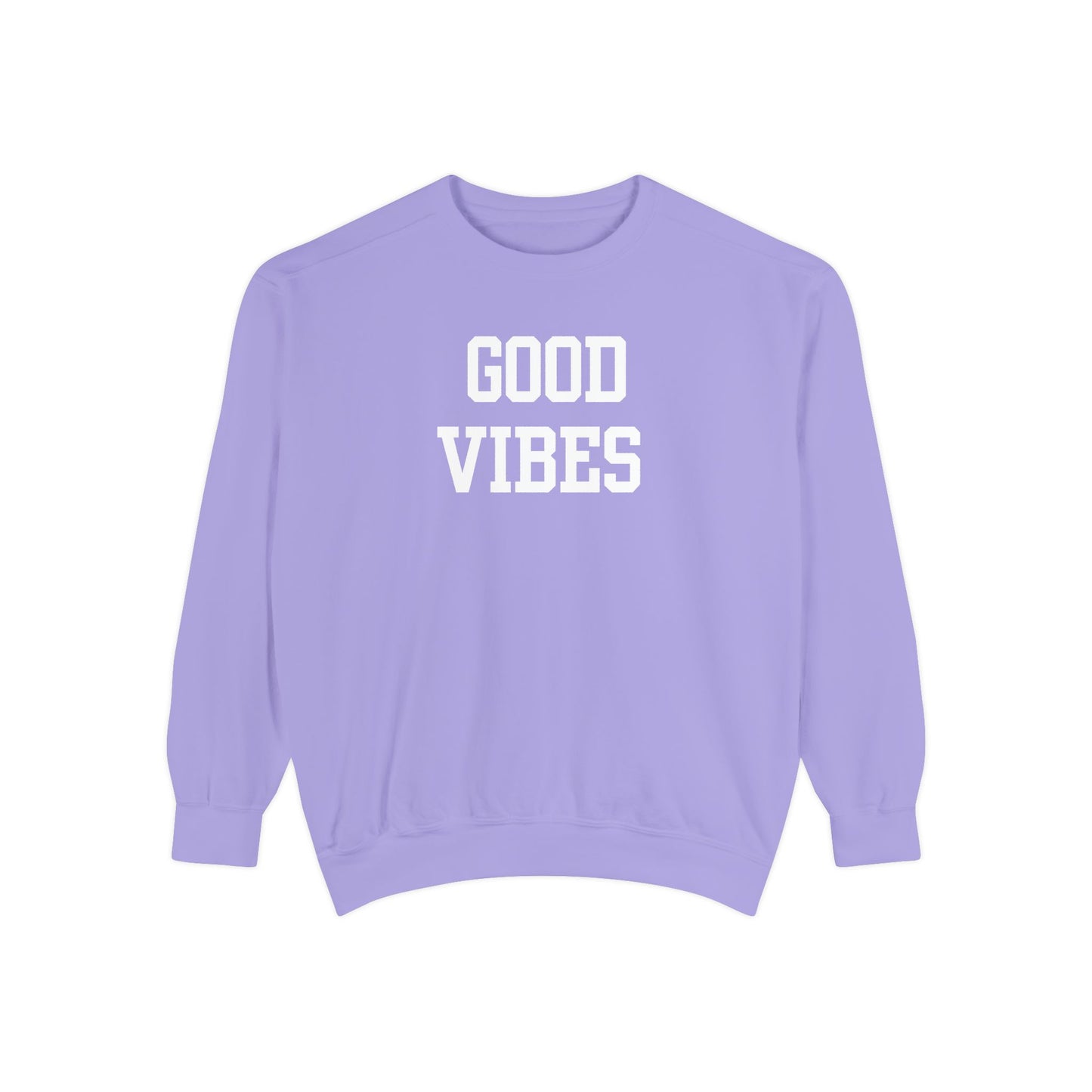 Good Vibes Varsity Letter Sweatshirt