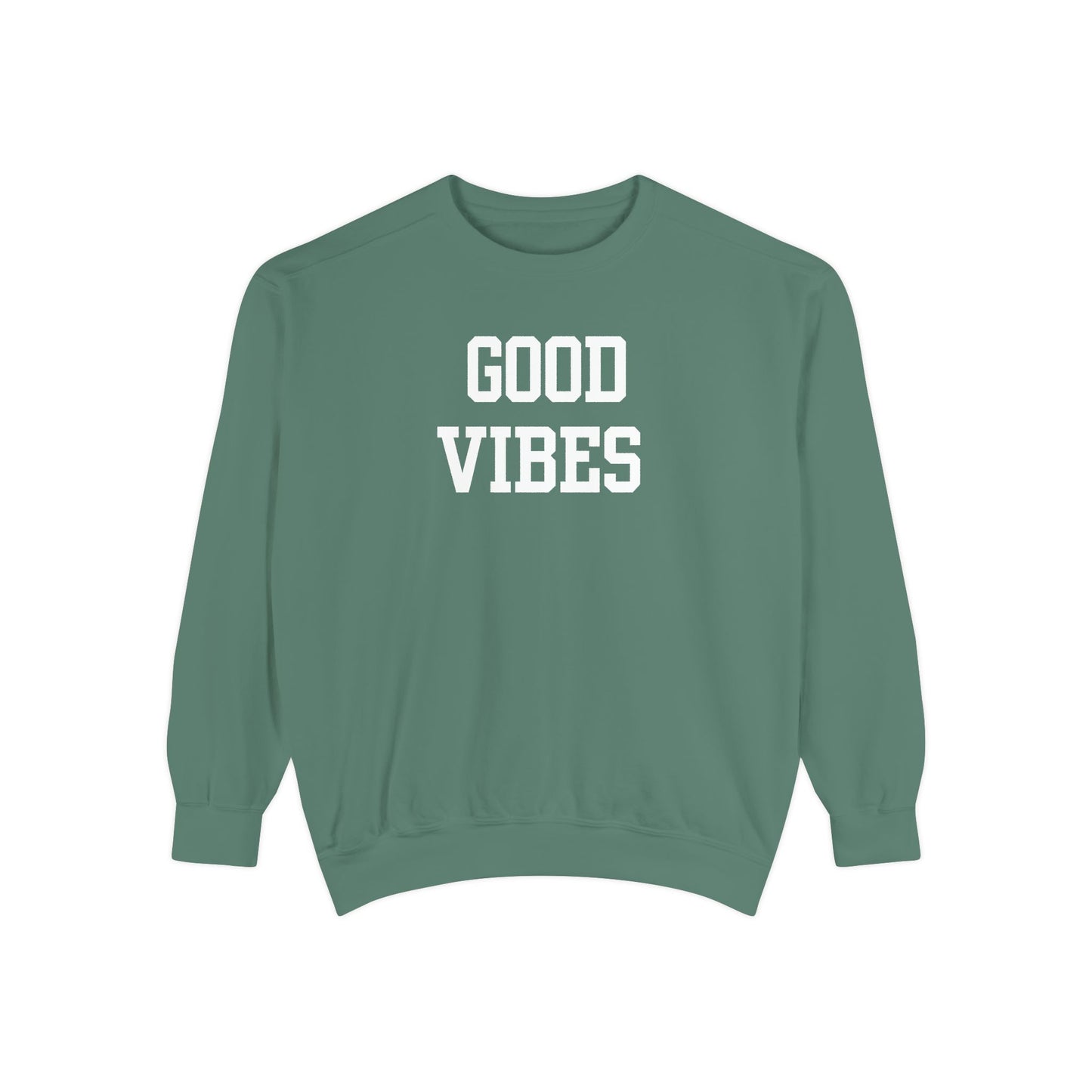 Good Vibes Varsity Letter Sweatshirt