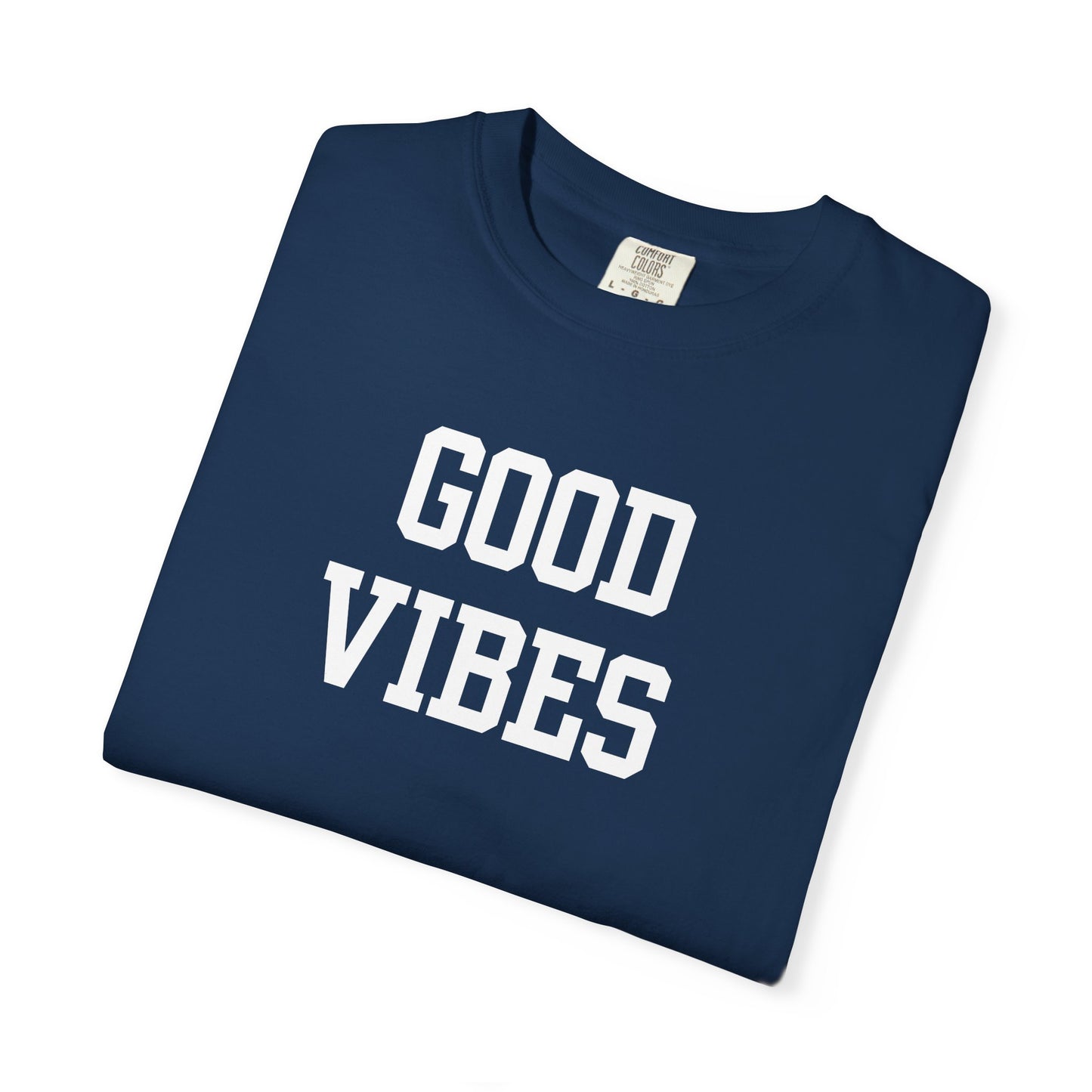 Good Vibes Varsity Letters T-Shirt