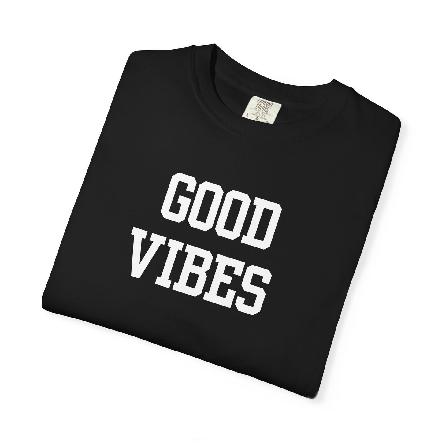 Good Vibes Varsity Letters T-Shirt