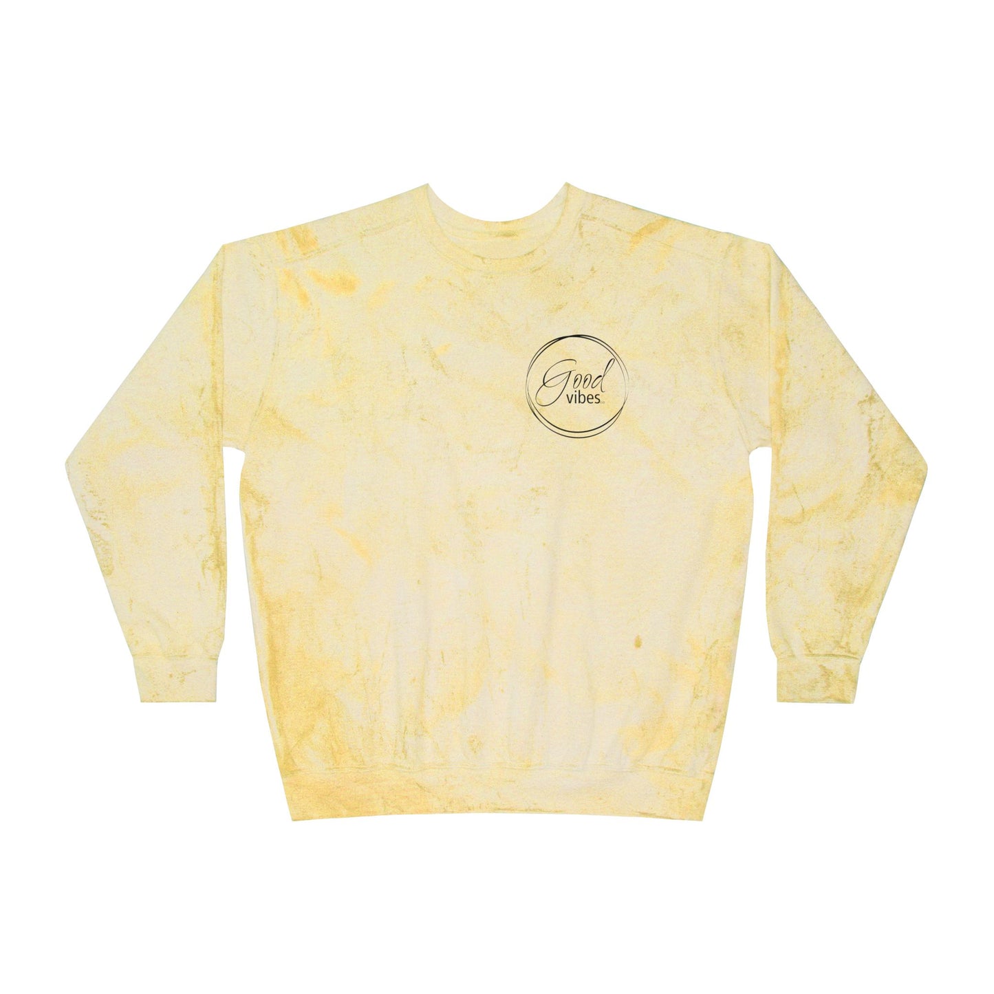 Color Blast Good Vibes LOGO Crewneck Sweatshirt