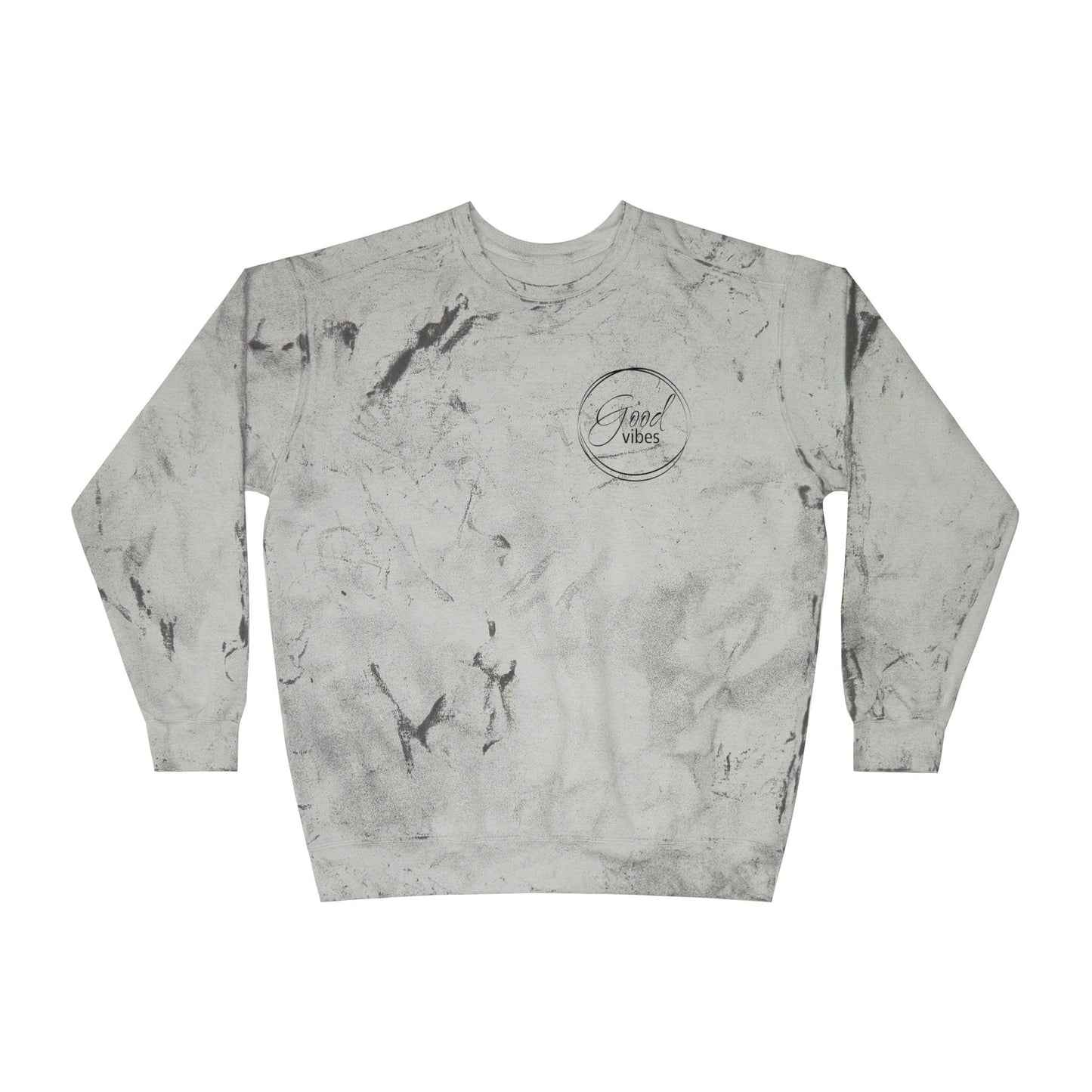 Color Blast Good Vibes LOGO Crewneck Sweatshirt