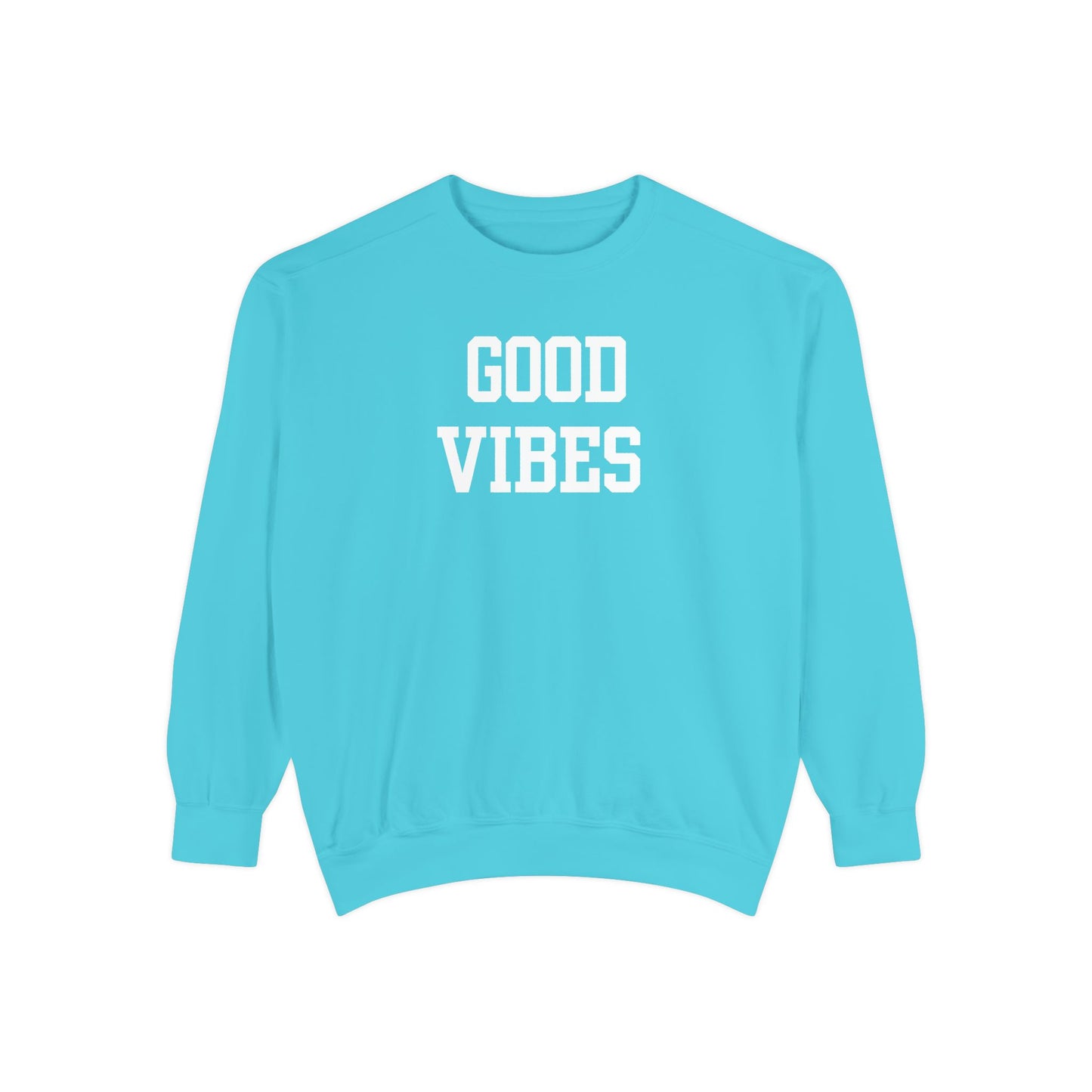 Good Vibes Varsity Letter Sweatshirt