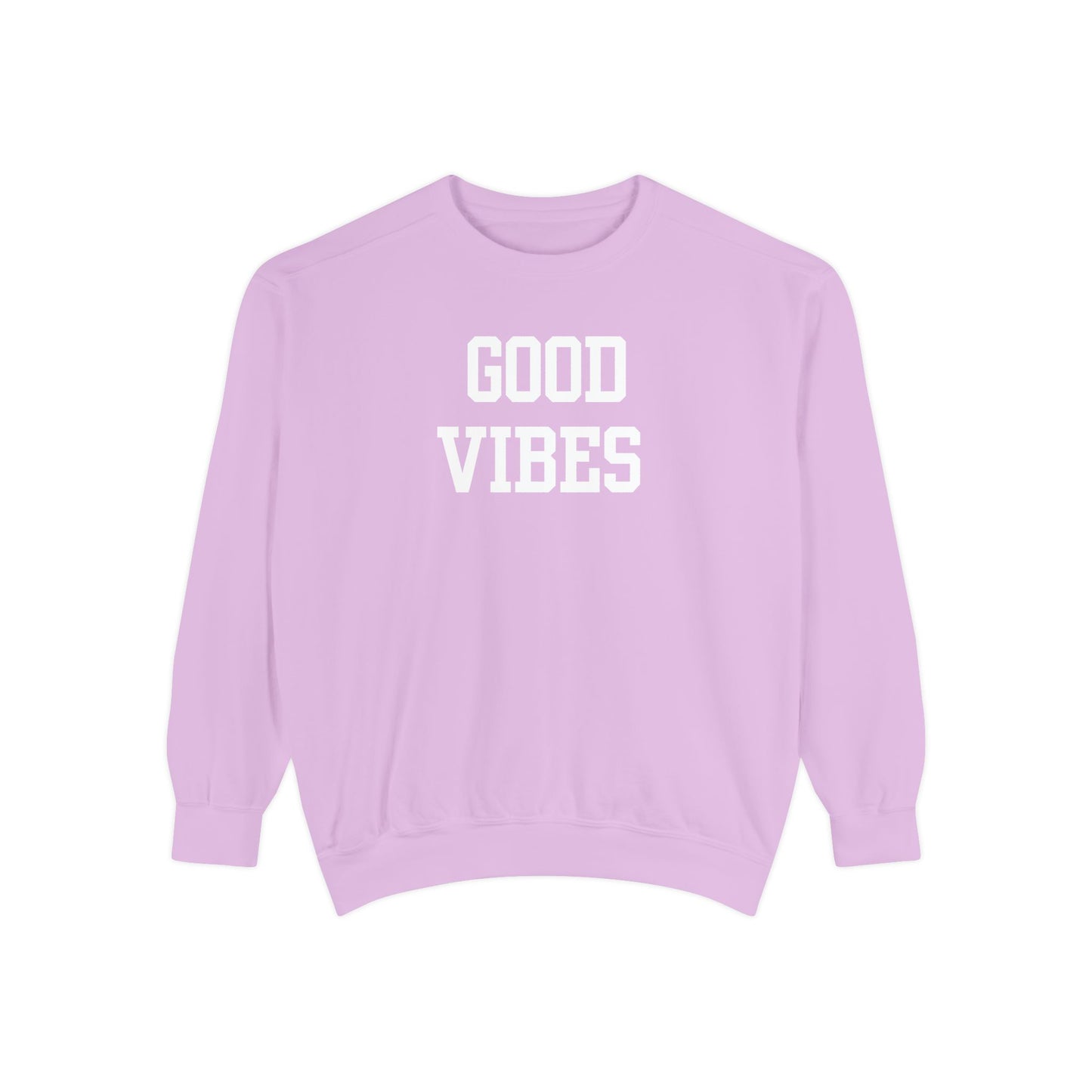 Good Vibes Varsity Letter Sweatshirt