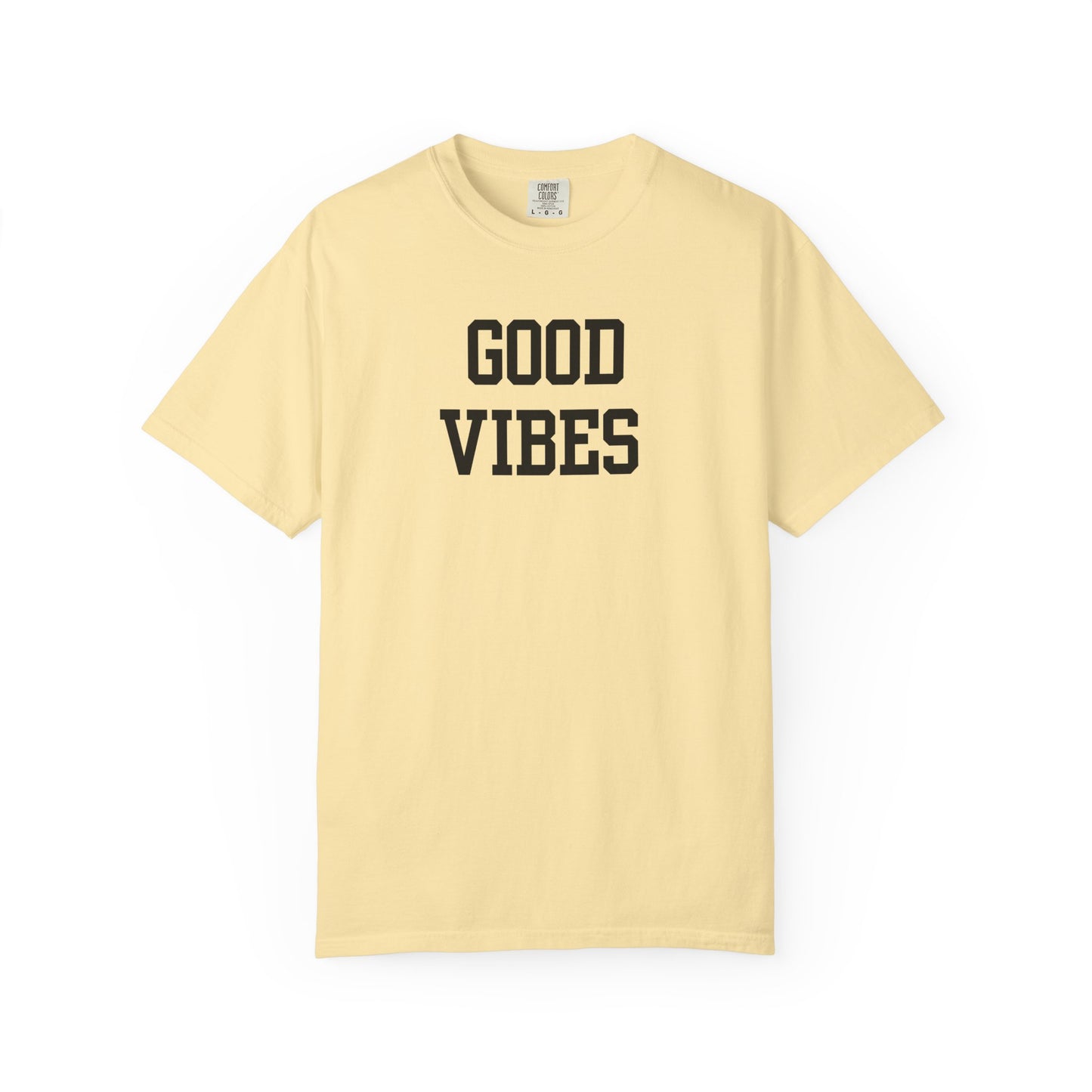 Good Vibes Varsity Letters T-Shirt