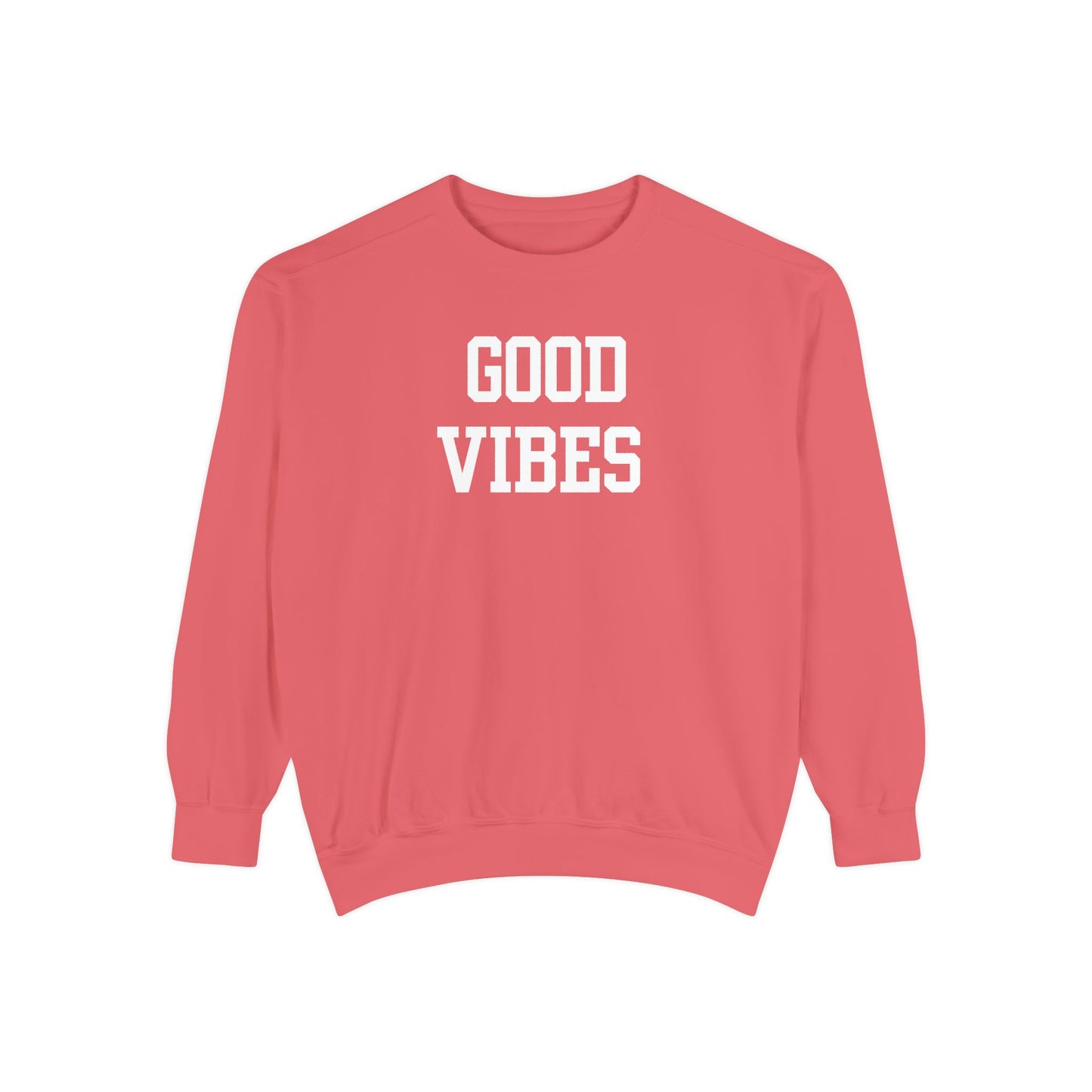 Good Vibes Varsity Letter Sweatshirt