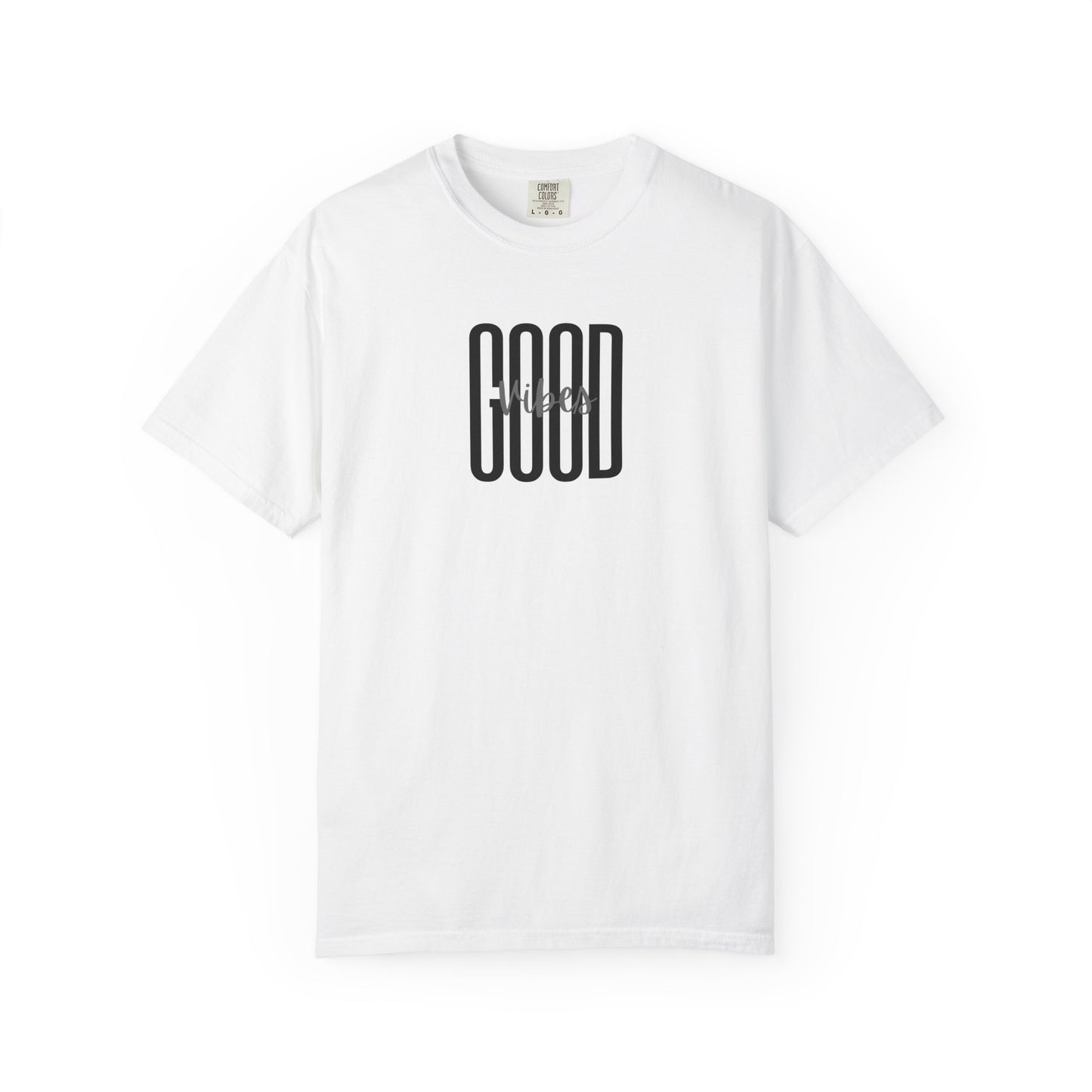 Long Font Good Vibes T-Shirt