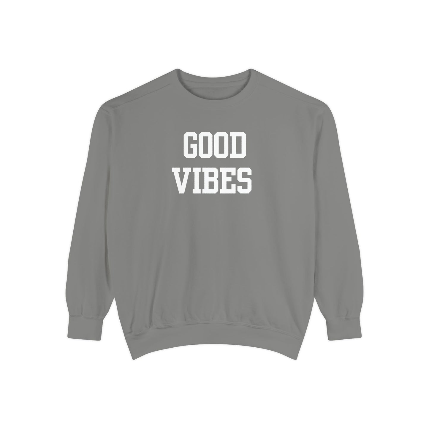 Good Vibes Varsity Letter Sweatshirt