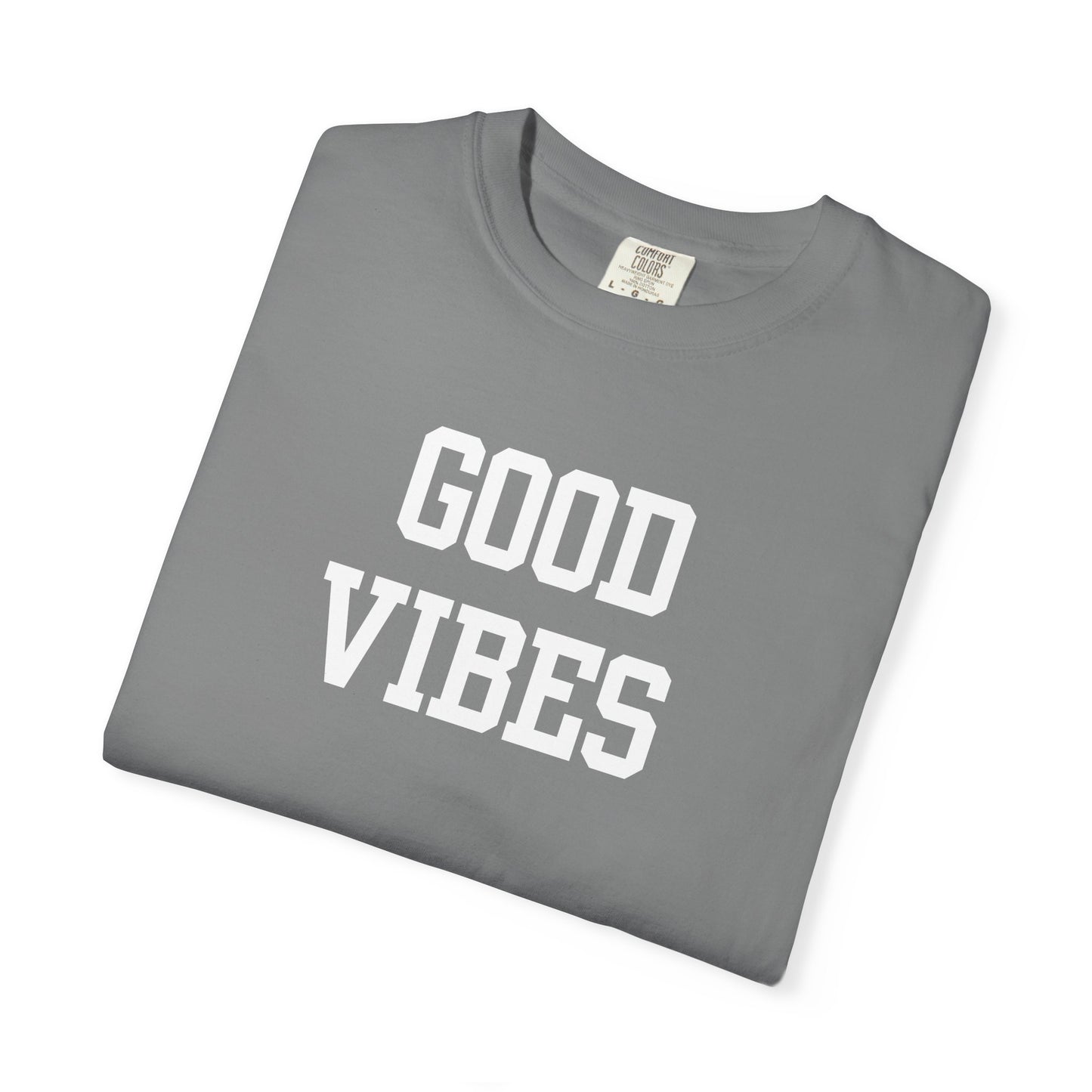Good Vibes Varsity Letters T-Shirt