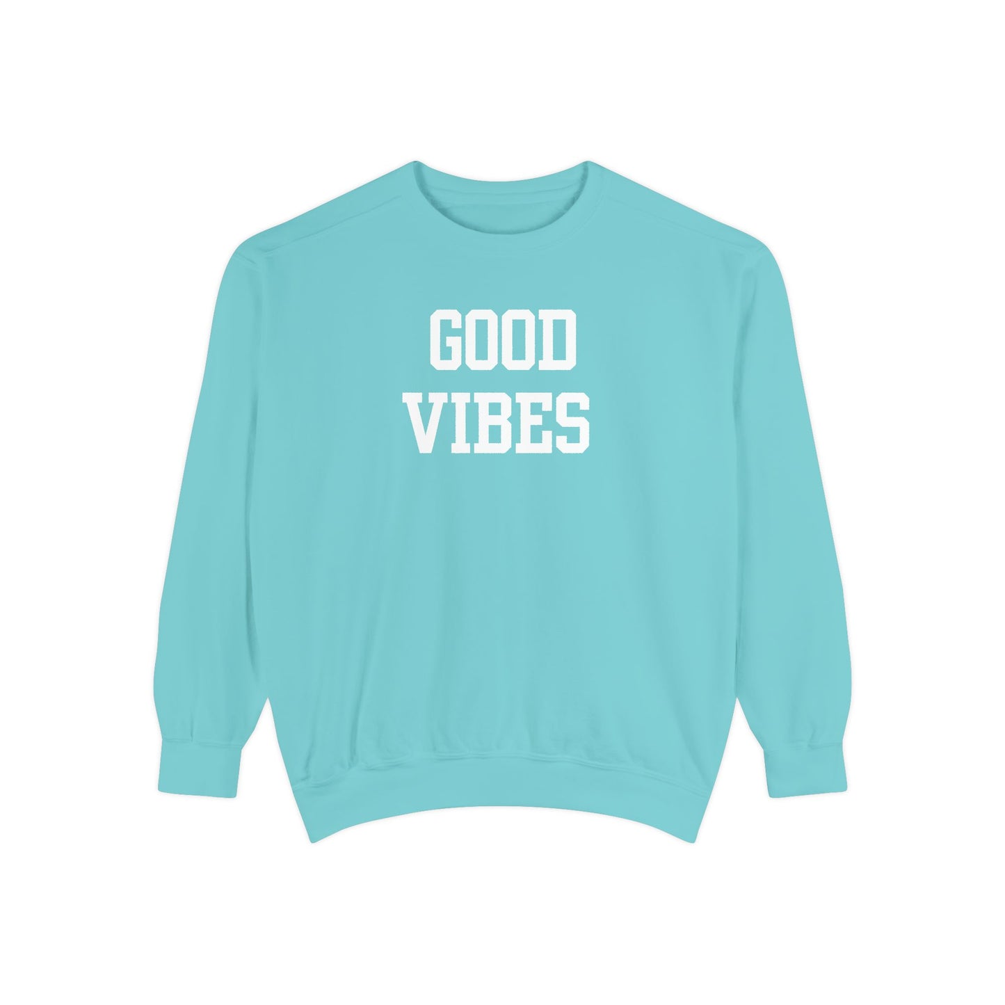 Good Vibes Varsity Letter Sweatshirt