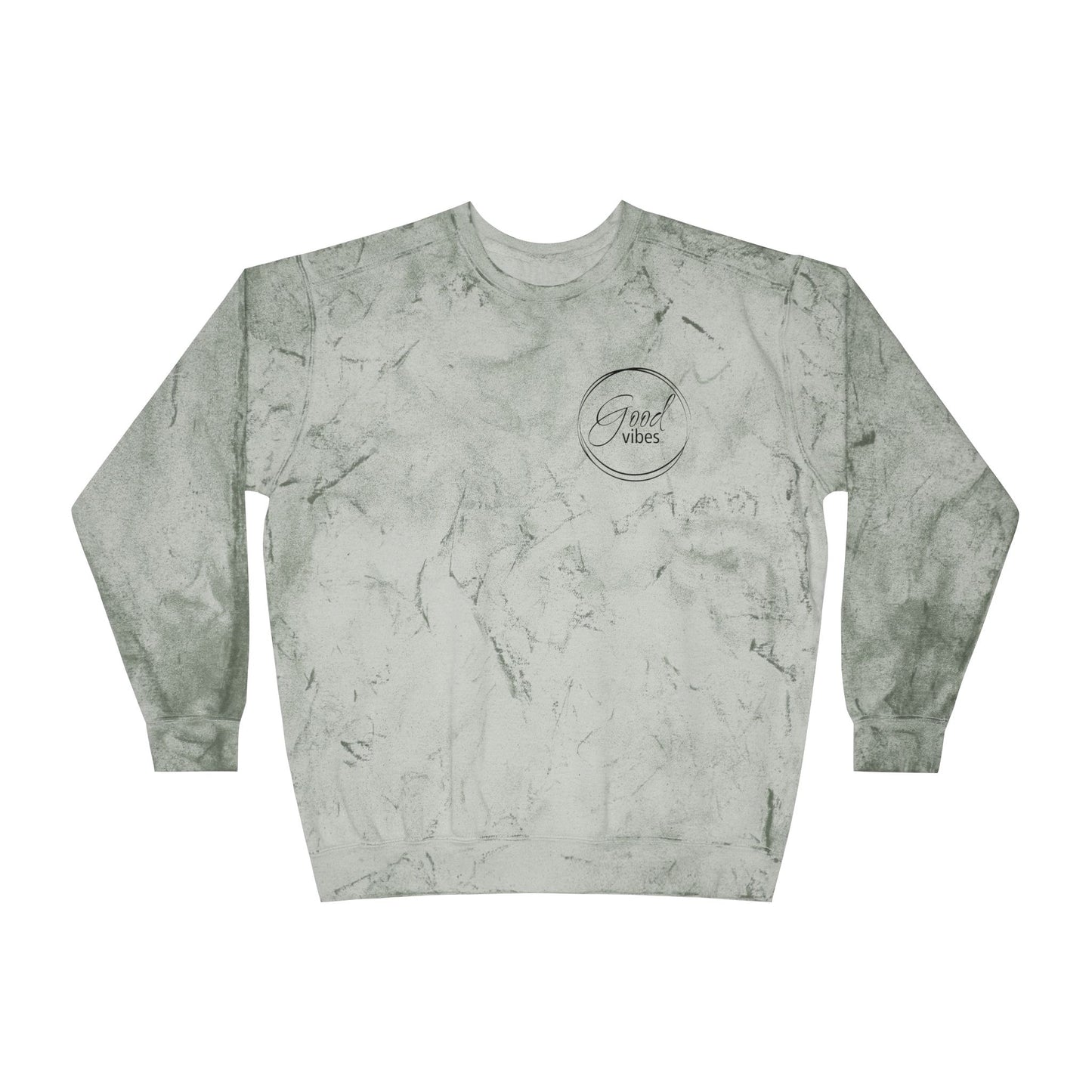 Color Blast Good Vibes LOGO Crewneck Sweatshirt