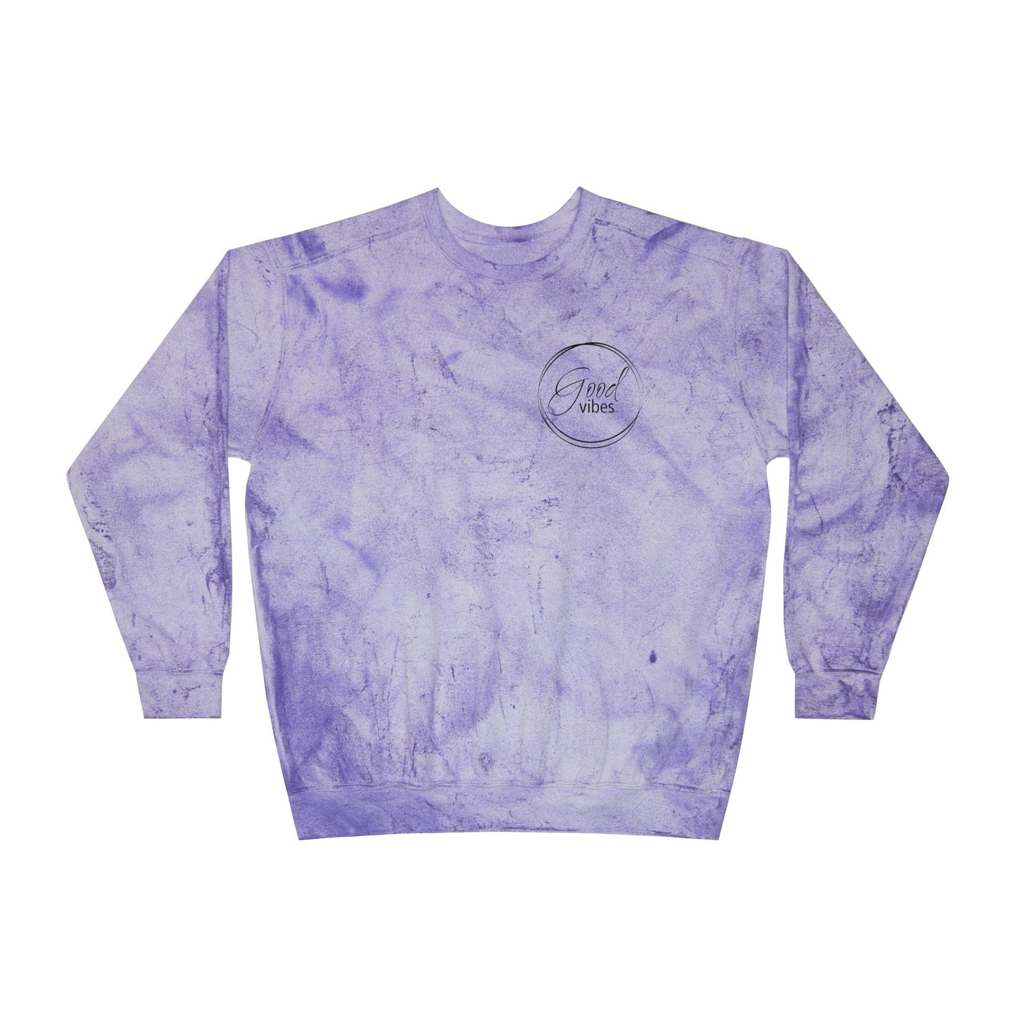 Color Blast Good Vibes LOGO Crewneck Sweatshirt